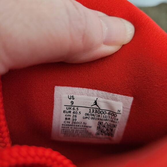 Air Jordan OG University Red womens size 9 sneakers - Picture 6 of 8
